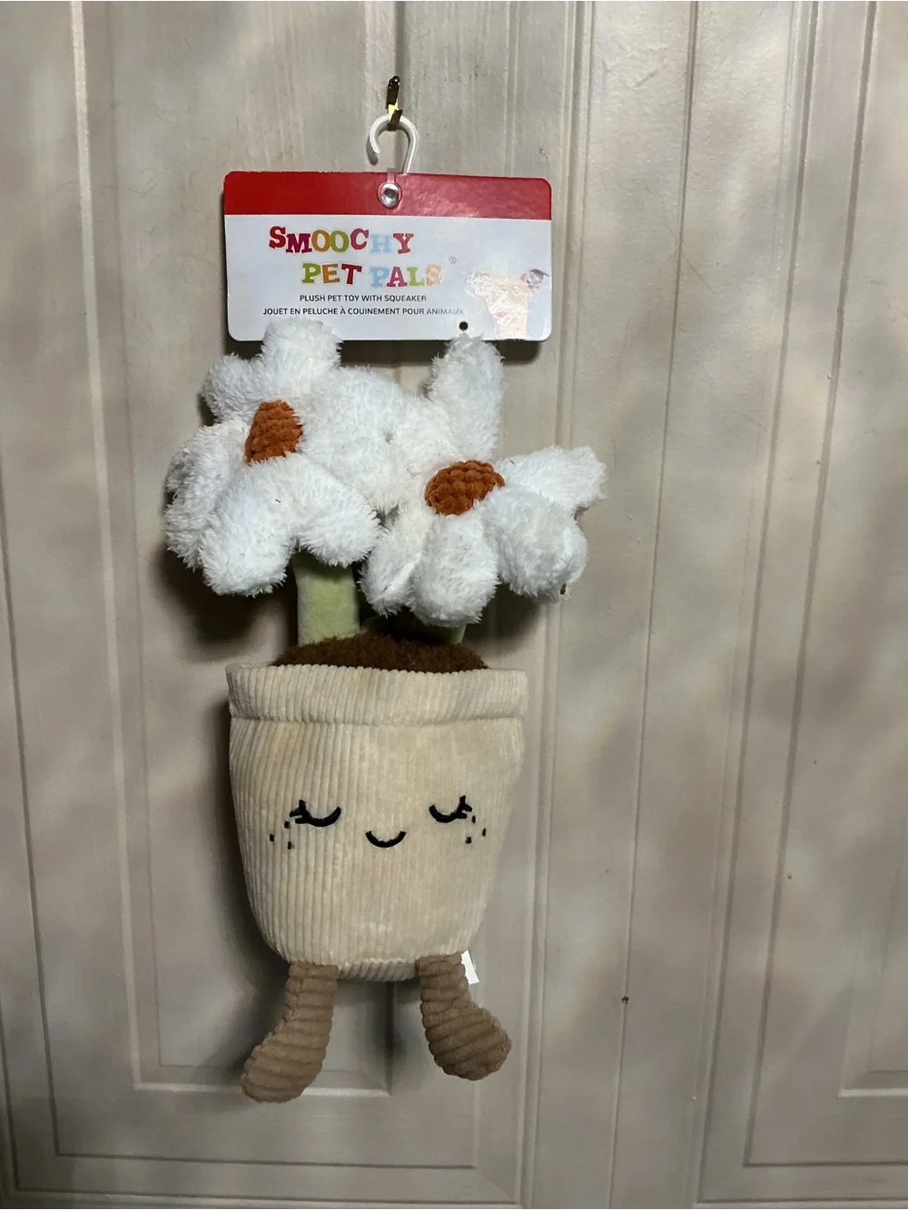 Linzy Toys Plant Pals Buddies Potted Flower White Daisy Plush Stuffed Toy 12
